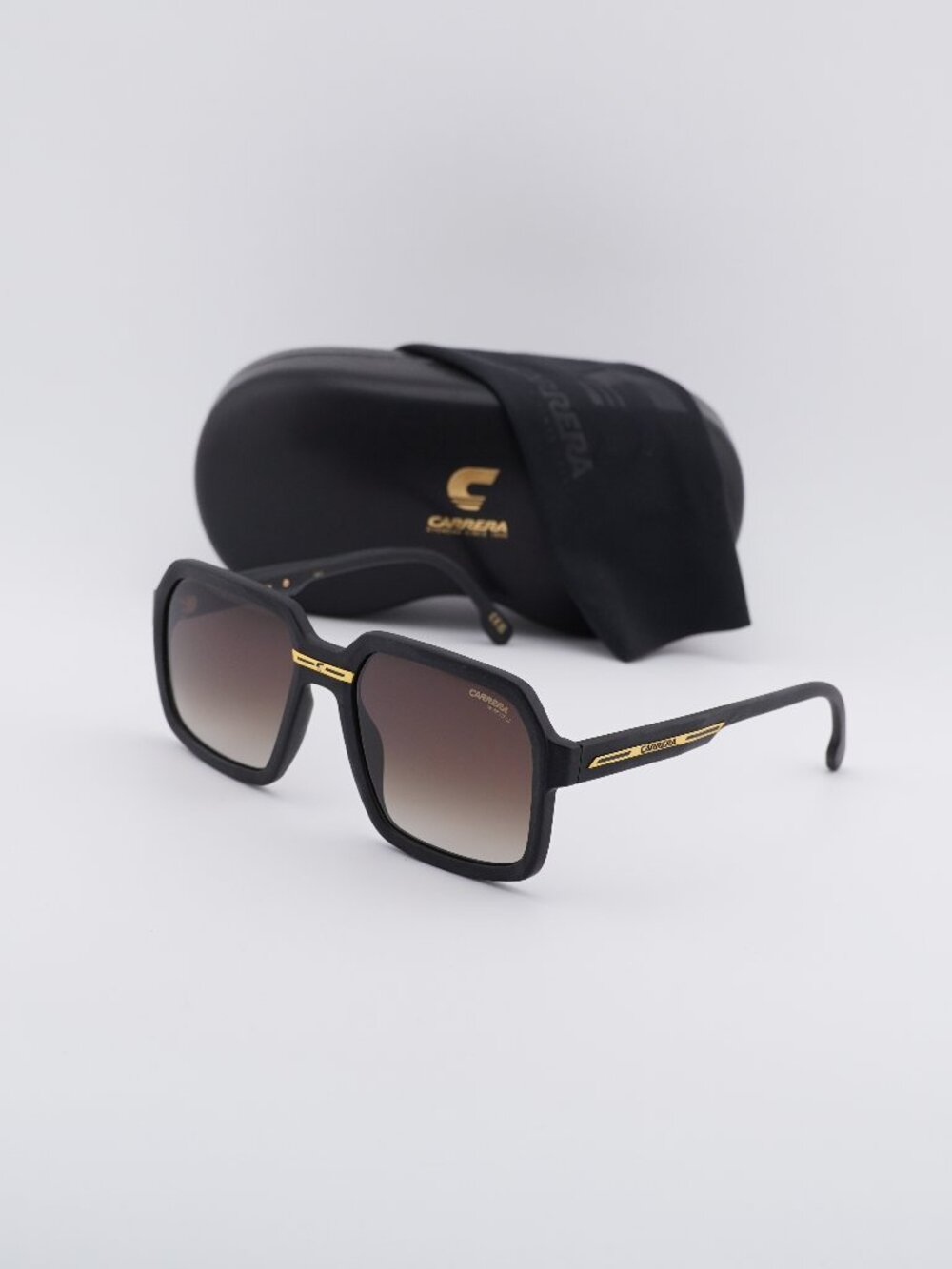 Carrera VICTORY C 08/S 0003 86 Square Sunglasses - Black / Brown